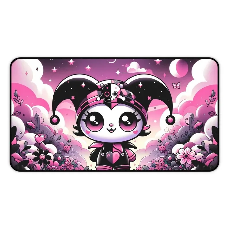 Kuromi Schreibtischunterlage, süßer Anime Manga, Mauspad, Schreibtischunterlage, Computermatte, Gaming-Matte,