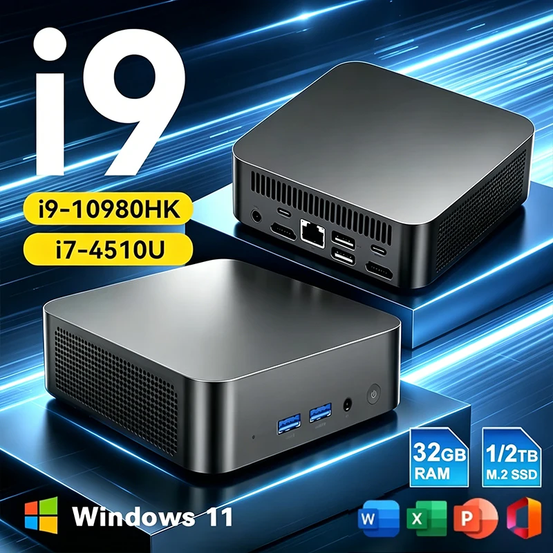 Core N95 MINI PC Windows 11 Pro Small Pocket Computer 32GB RAM 1TB 2TB SSD WIFI 6 BT5.2 4K HD Mini Gaming Office Study Pc