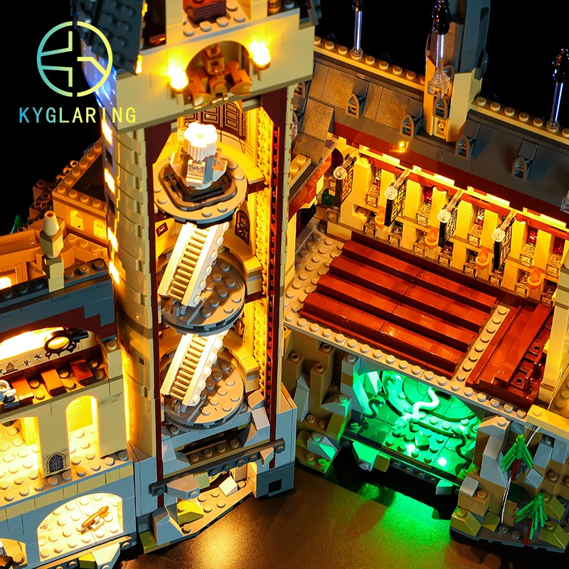 Kyglaring Led Lighting Set DIY Toys (Classic Version) For 71043 Castle (Not Included Building Blocks)