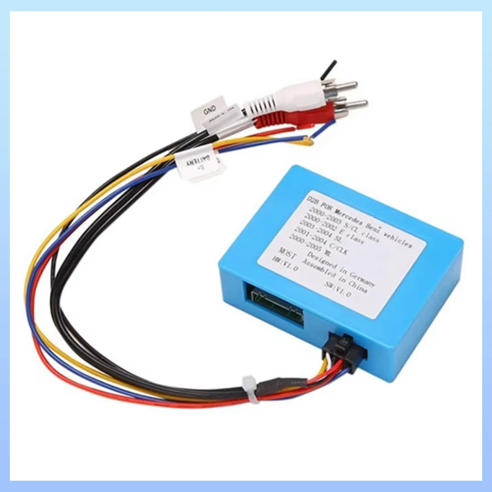 Car Radio Adapter Data Fiber Optic Decoder Car Digital For Mercedes Benz ML CL SL ECS CLK Class