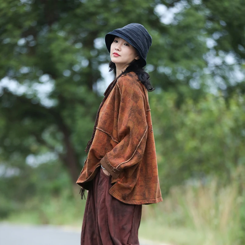 

Оригинальный дизайн, хлопковый свитшот с принтом от Koran Wood, круглый вырез, свободный крой, длинный рукав, зимний вариант.