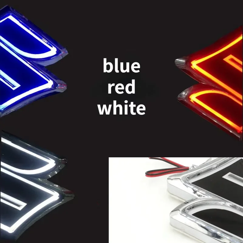 5D LED lamp car front grille marker lamp refitted lamp is suitable for Suzuki SX4 Jimny Viitala Beniotto falcon accessories.