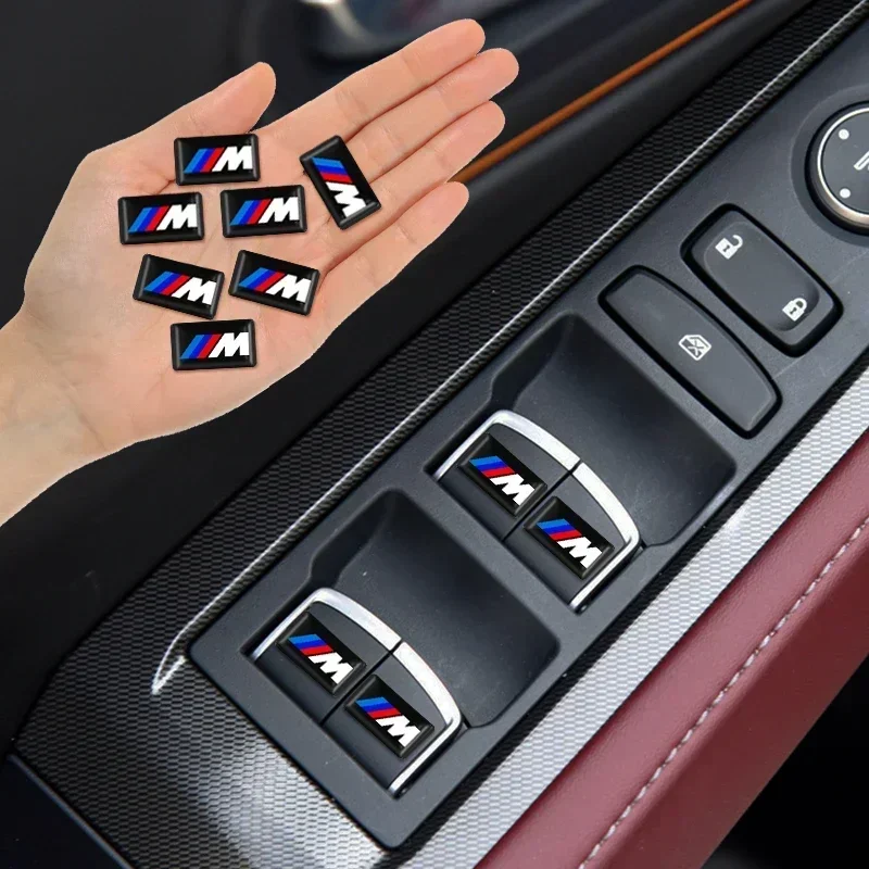 

10PC 3D Epoxy Car Interior Sticker Decal Decorative Accessories For BMW M E46 E90 E60 F10 F30 E39 E36 F20 E87 G30 E92 E91