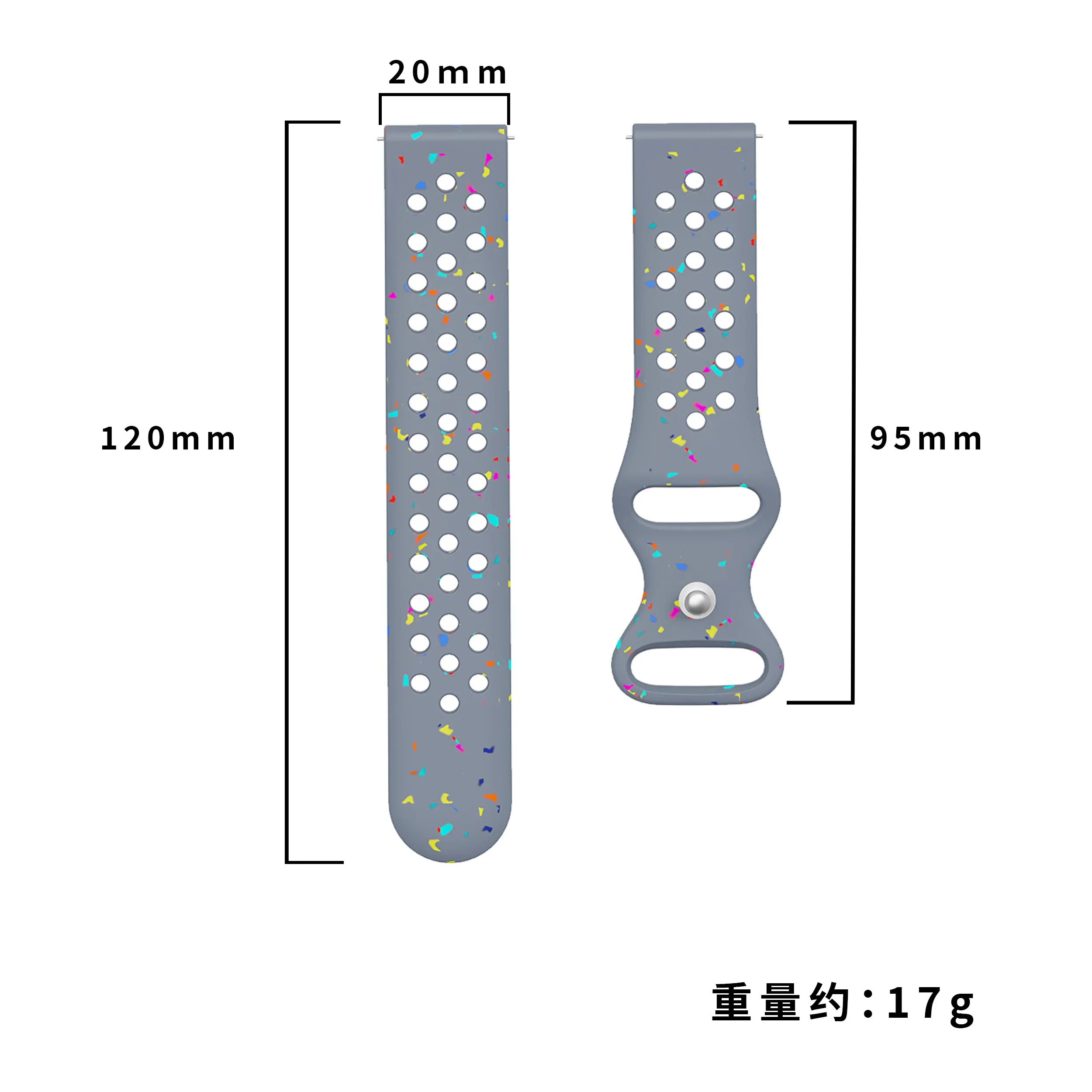 20mm 22mm Silicone Strap for Samsung Galaxy Watch 7 6 5 4 40/44mm 6Classic 43/47mm GearS3 Bracelet for Huawei 3 4Pro GT3/2e Band