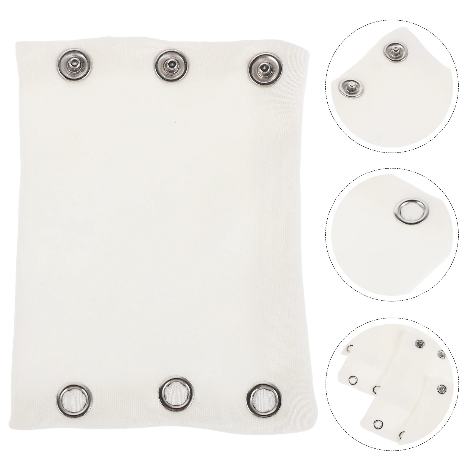 

10Pcs Baby Bodysuit Extenders Snap Cotton Double Layer Soft Comfortable Length Extension Pads for Toddler Jumpsuits Infant Boys