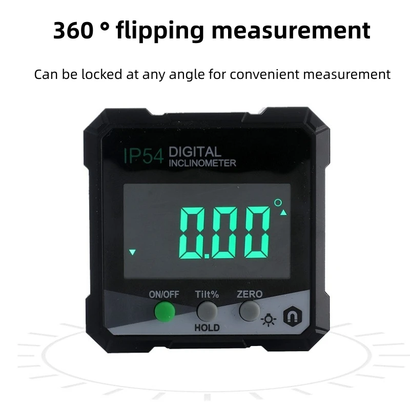 4 * 90 ° Digital Inclinometer High-precision Electronic Inclinometer Cassette Magnetic Inclinometer