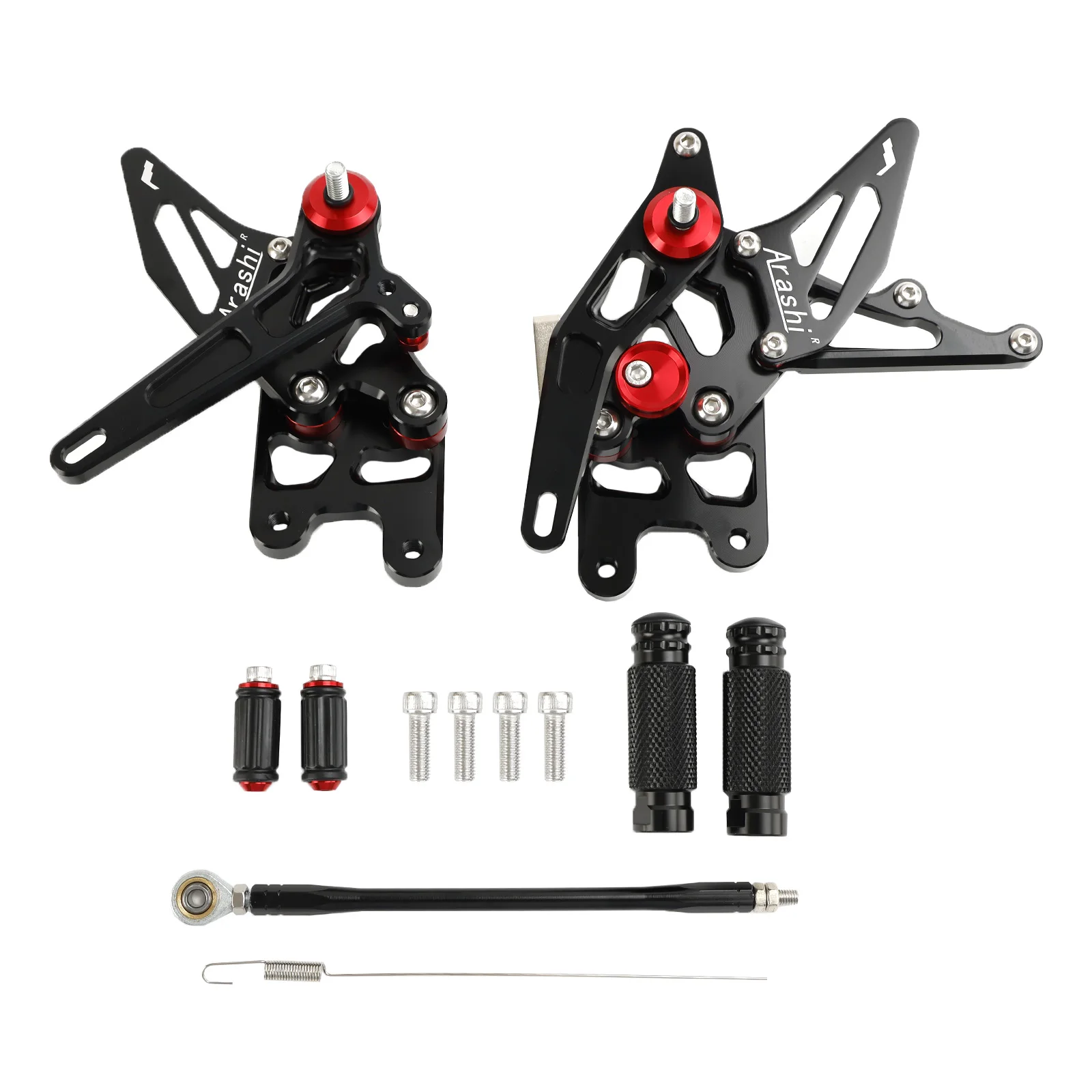 

Racing Adjustable Rear Sets Foot Pegs Black for GSXR1000 GSX-R1000 2007-2008