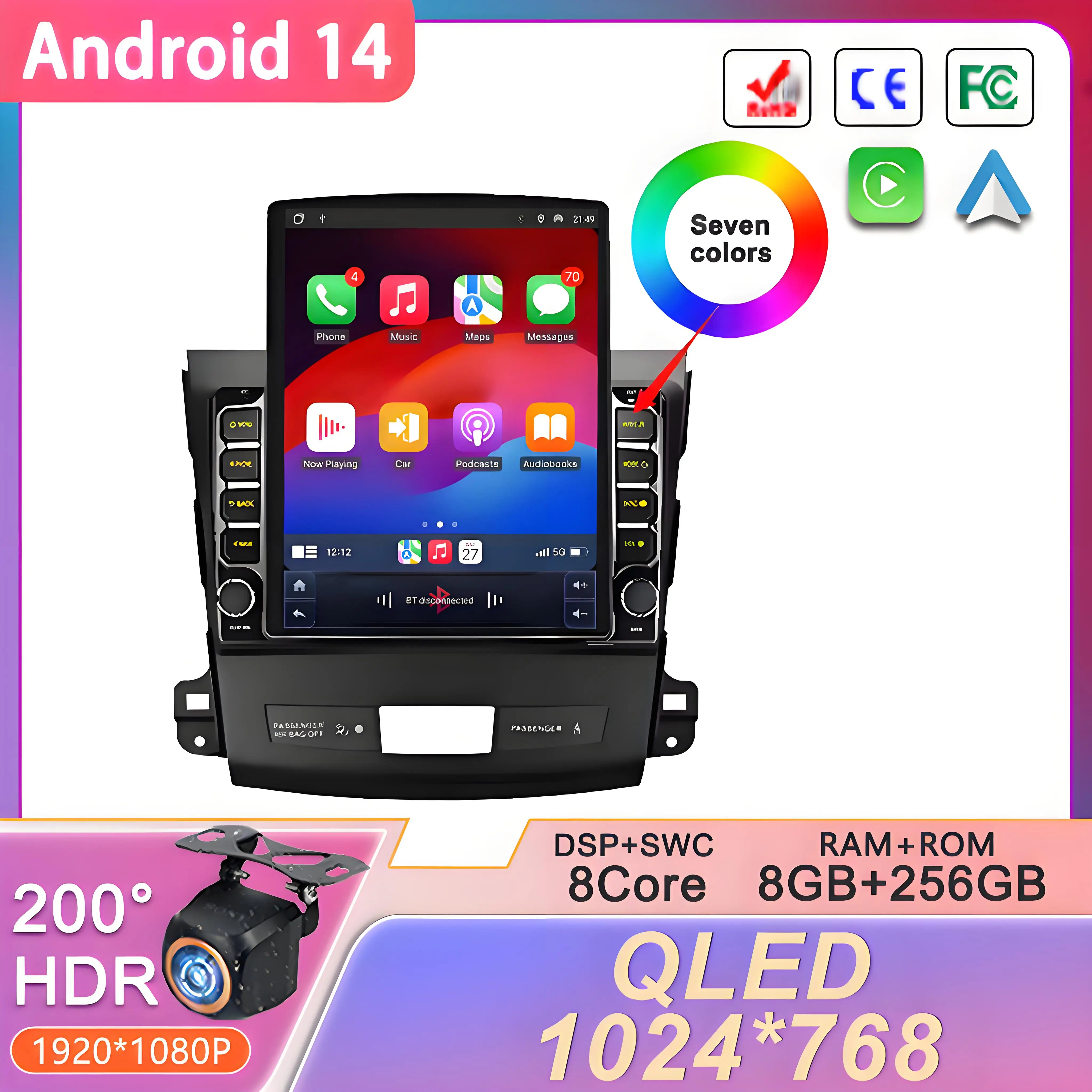 9.7“ For Mitsubishi…