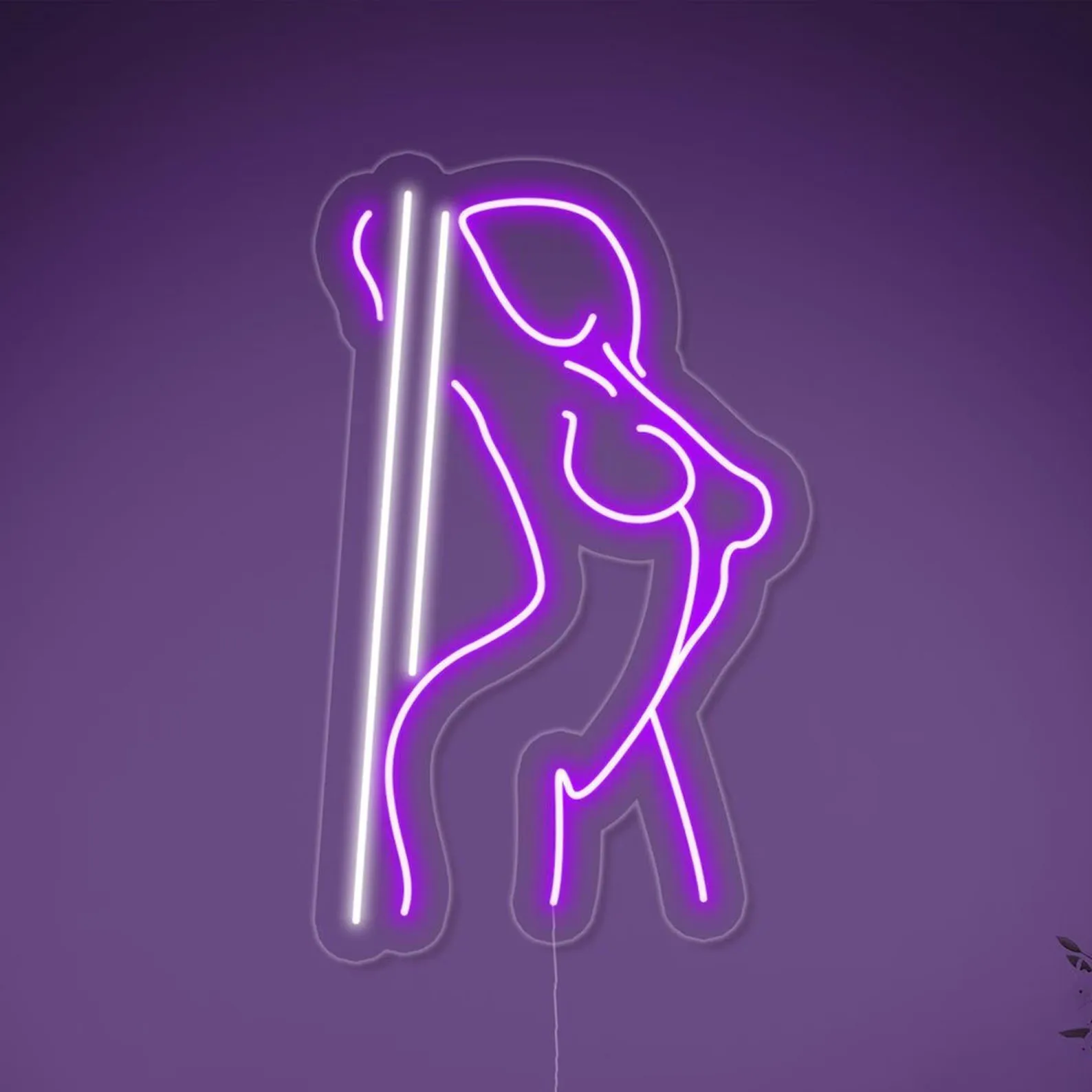 Pole Dance Girl Neon Sign,Pole Dance Girl Wall Decor,Bar Sign,Bedroom Neon Sign,Gift For Her,Custom Neon Sign,Gift for Bar Shop