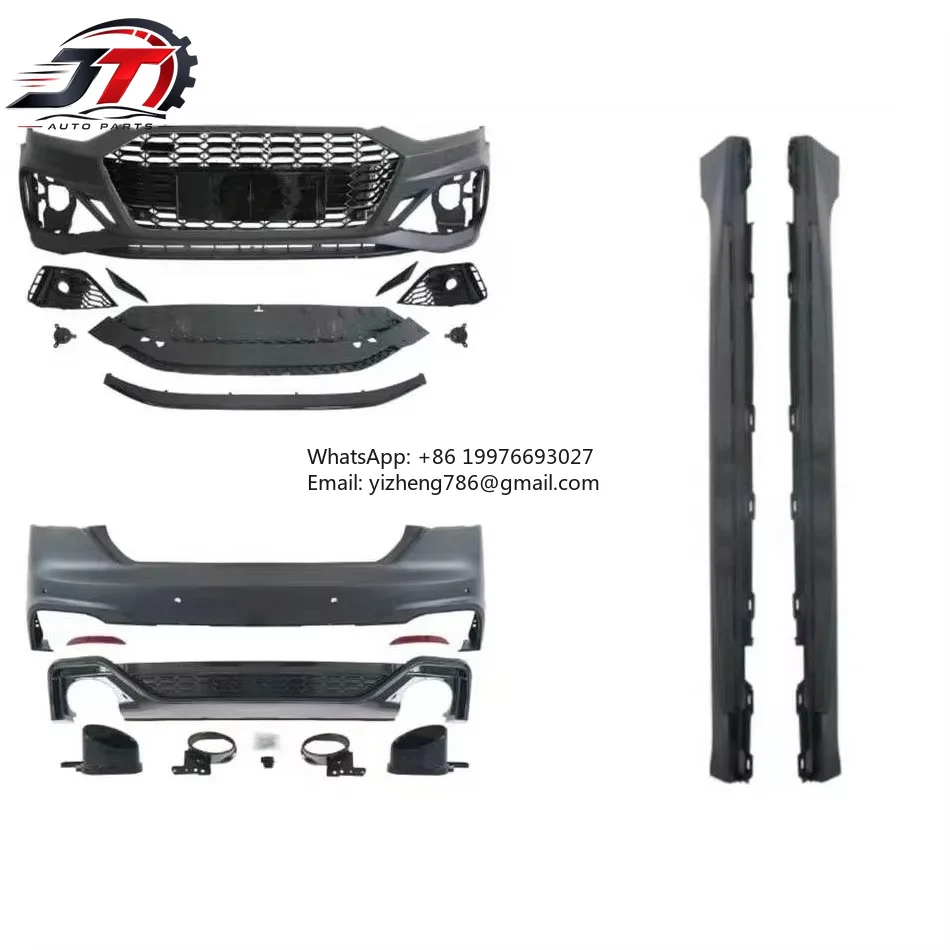 New style Factory Bodykit for Audi A5 2017-2021 Upgrade to RS5 Front Bumper Side Skirt Rear Bumper