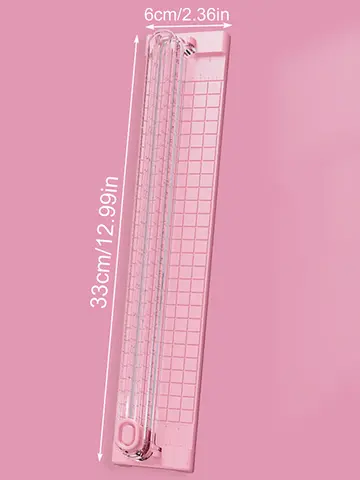 1PC Portable A3/A4 Paper Cutter Trimmer, Uncharged Manual Cutting Tool Made with Durable Plastic,  School, Home, and Office Use