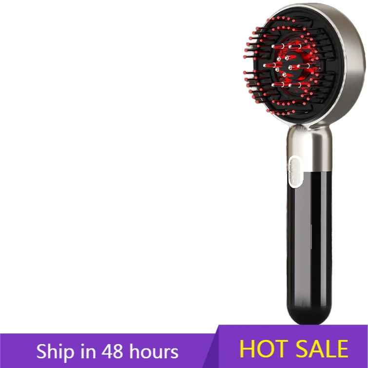 

YTYIN Portable Rechargeable Electric Scalp Massager Durable Plastic Handle Fashionable Vibration Energy Hair Comb For Home Use