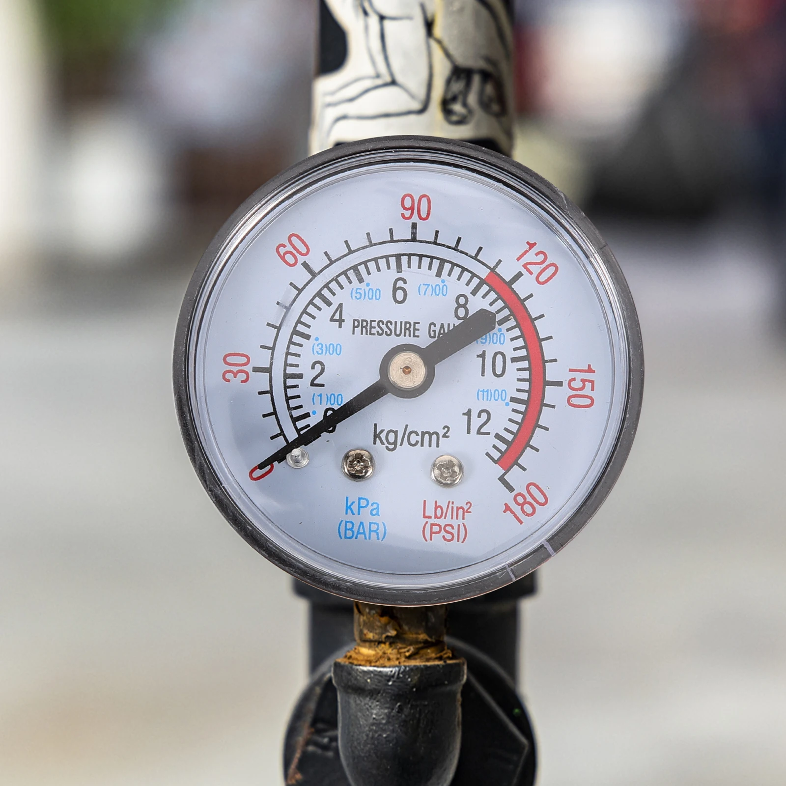 

Small Air Pump Accessories Oil free Compressor Gauge Popcorn Machine Pressure Meter Tool Measurement Instrument