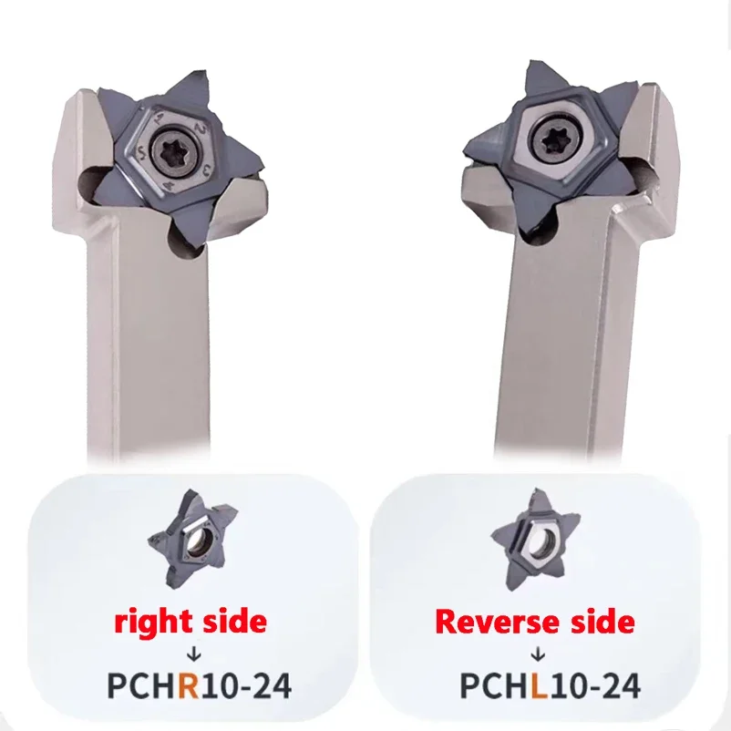 

PCHL Белый никель Инструментальный стержень с ЧПУ PCHL10 PCHL12 PCHL16 PCHL20-24 Пятиугольные вставки Overlord Инструмент для обработки канавок PENTA24N
