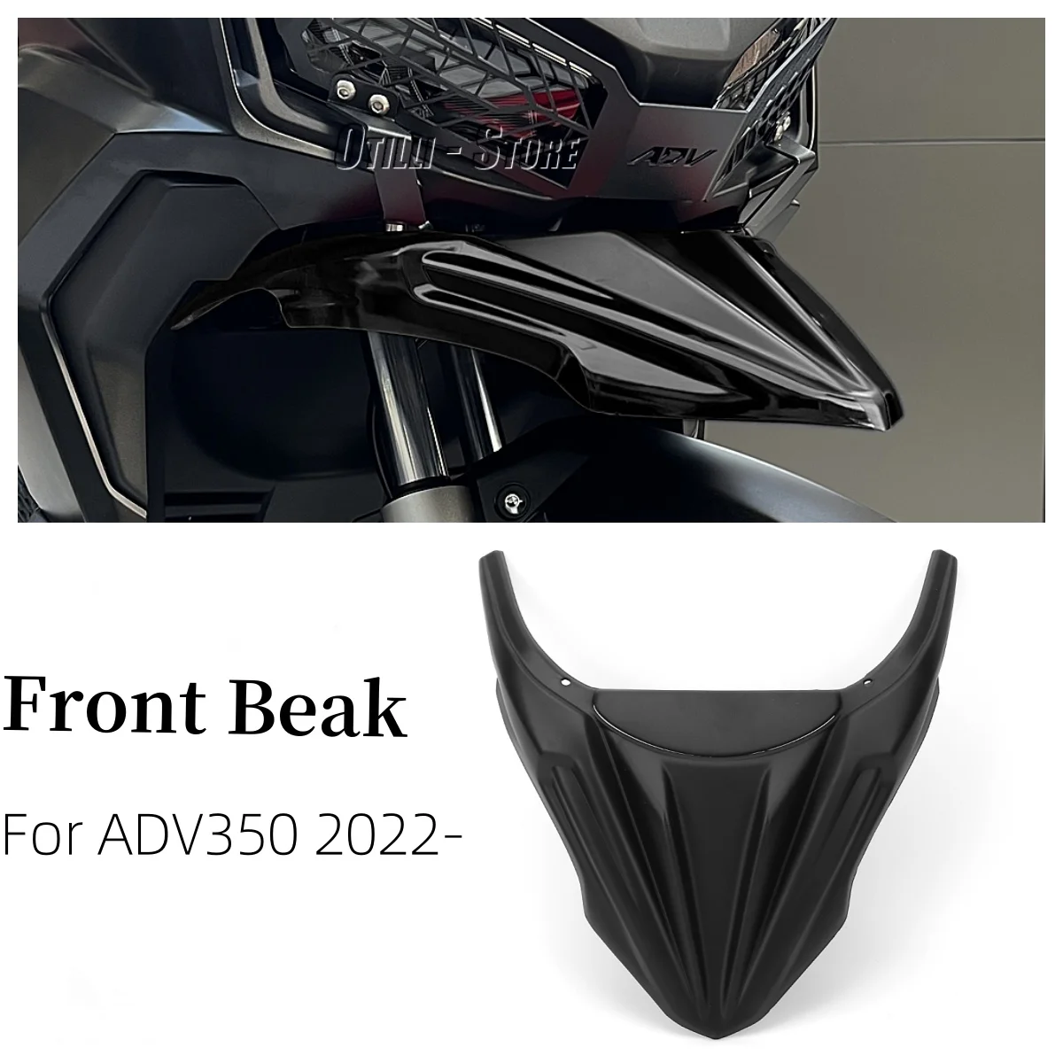 

ADV 350 2022 2023 Motorcycle Front Beak Nose Fender Extension Fairing Front Mudguard Extender For HONDA ADV350 Adv350 adv350