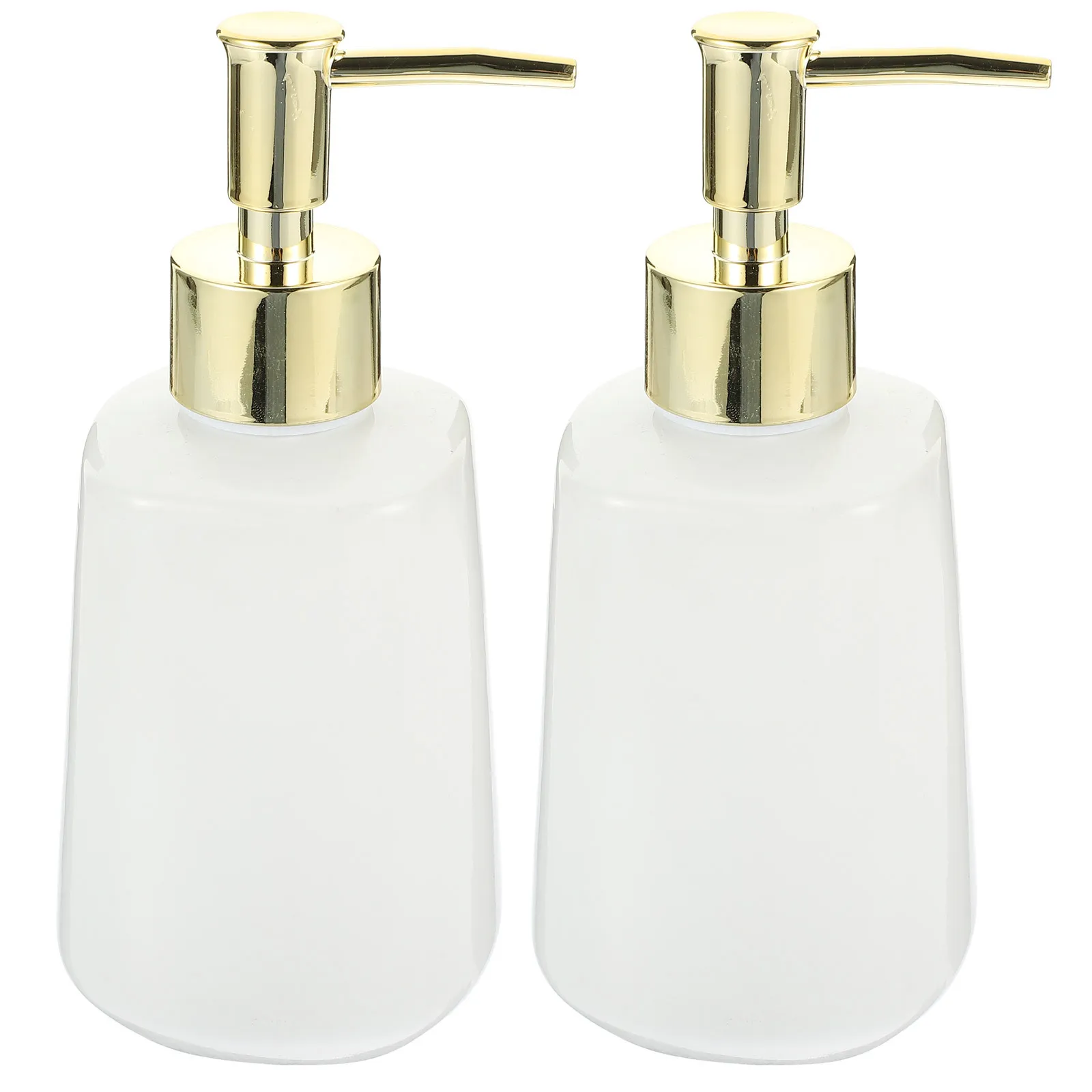 

2Pcs Sub-Packing Lotion Bottle with ABS Pump 300Ml Soap Dispenser Countertop for Shower Gel Hand Soap Shampoo Dispenser Bathroom
