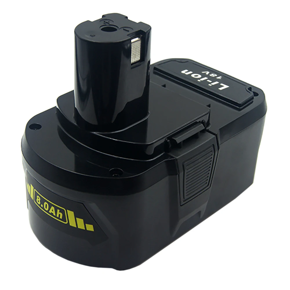 RB18L50 RB18L40 18V 8.0Ah/6.0Ah/2.5Ah Li-ion Rechargeable Battery for Ryobi ONE+ BPL1820 P108 P109 P106 P105 P104 P103 RB18L60