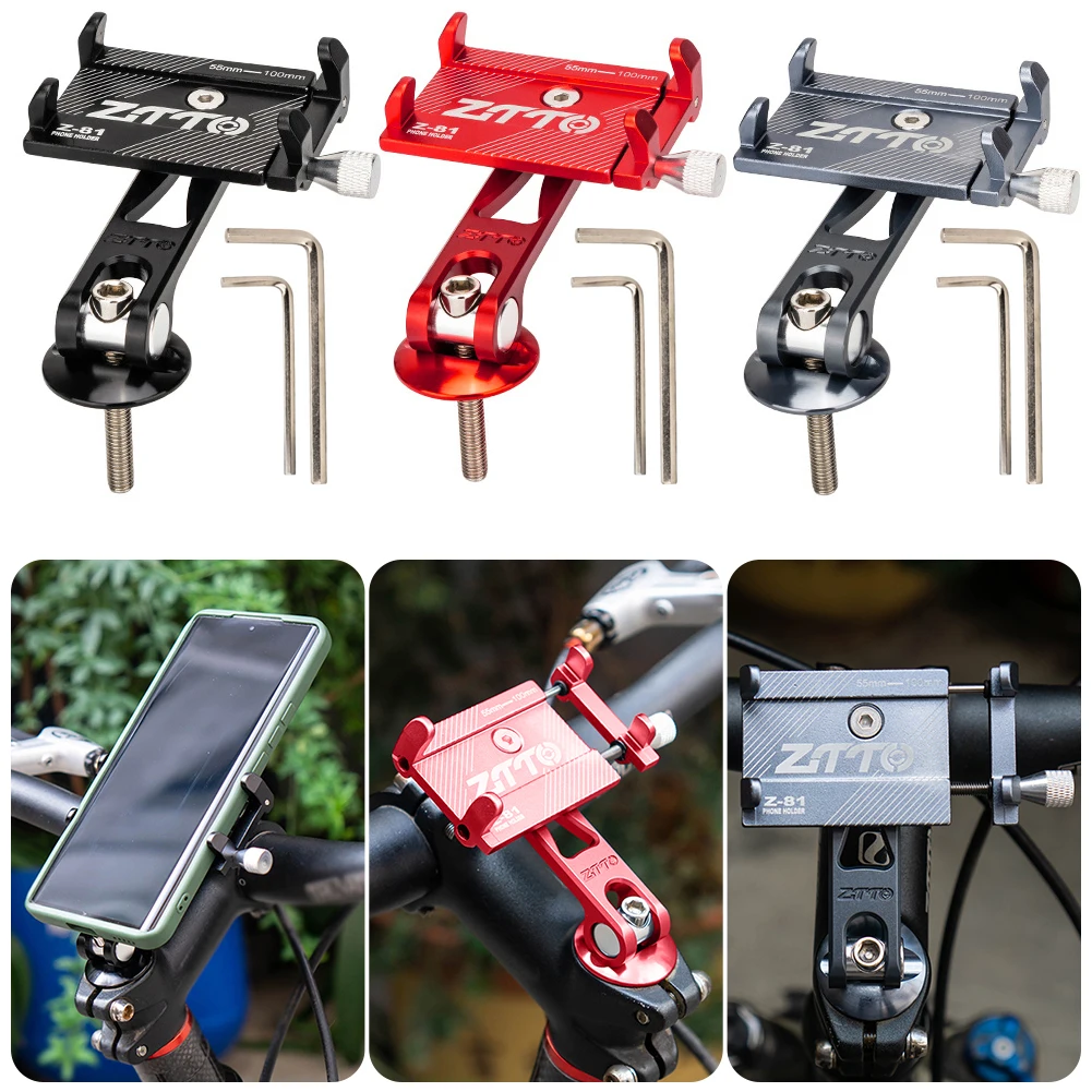 

Anti Shake Motorcycle Phone Mount Adjustable Scooter Phone Clip Rotatable Motorcycle Phone Holder for 50mm-100mm All Smartphones