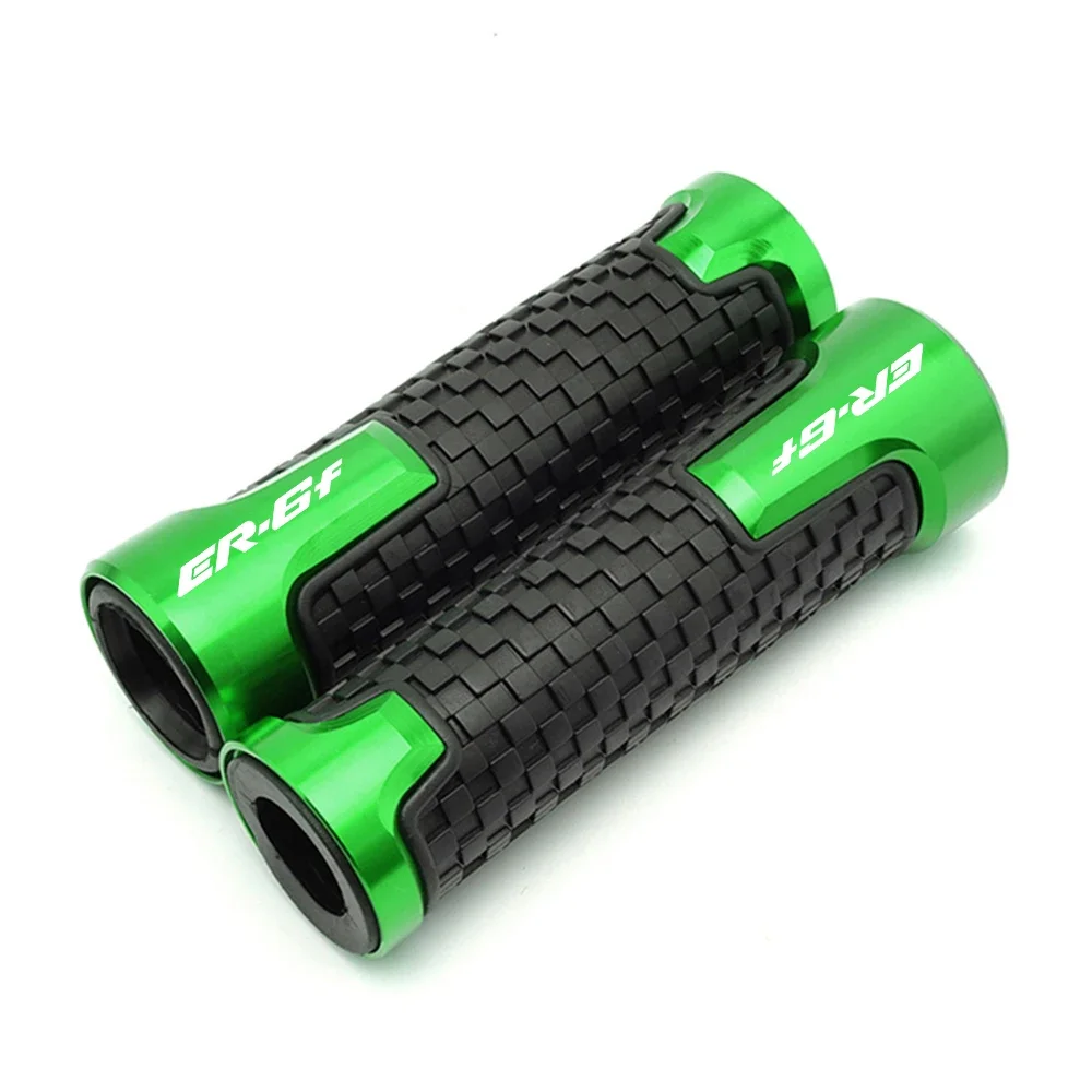 لكاواساكي ER-6N ER-6F ER6 F N er6f er6n 2006-2023 دراجة نارية الملحقات عدم الانزلاق المقود القبضات خنق CNC اليد بار القبضات