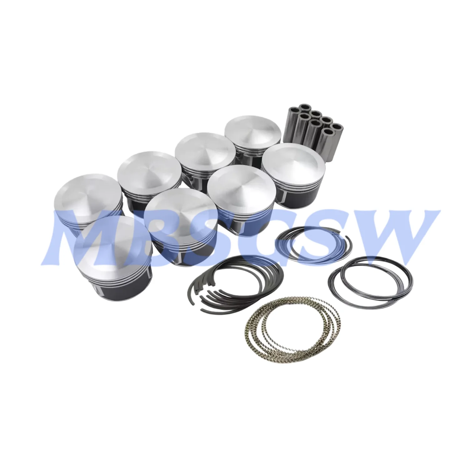 AUTO ENGINE PARTS Pistons & Rings Set For Dodge Ram Chrysler 300 Jeep Grand Cherokee 5.7L HEMI OHV 2009-2016