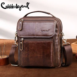 Cobbler Legend Shoulder Bags for Men Brand Genuine Leather Business Bag 2023 High Quality Male Handbags