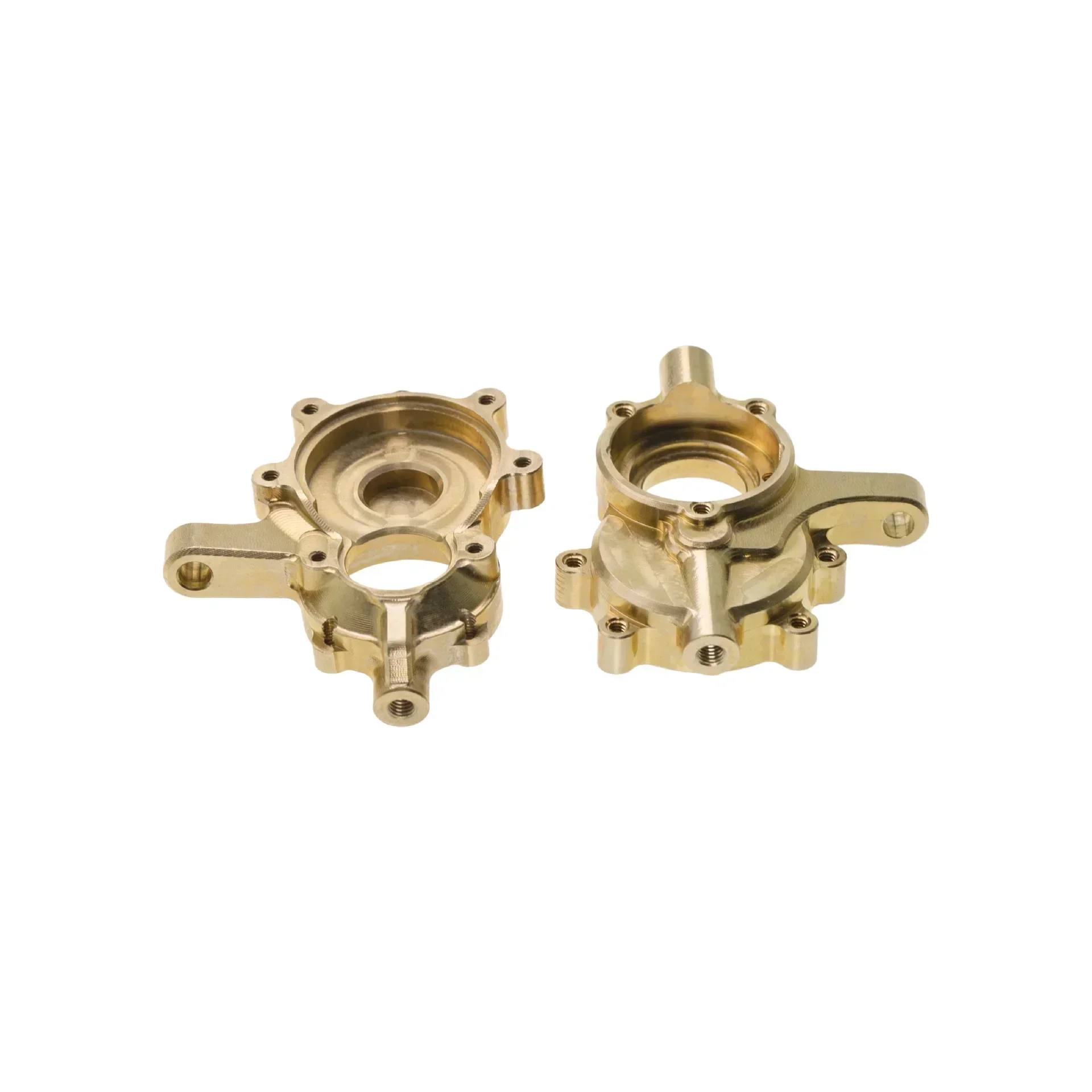 2 pz/set Coppe Sterzo Anteriori In Ottone per Redcat GEN8 RER11406 RC Crawler Auto Parti di Aggiornamento