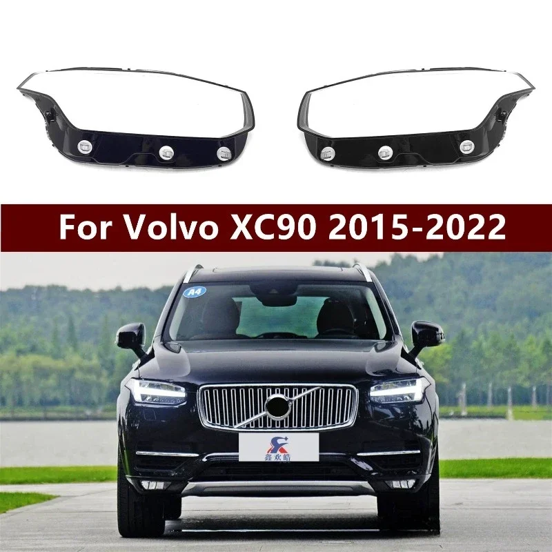 

Car Transparent Headlight Cover For 2015-2022 Volvo XC90 2016 2017 2018 2019 2020 2021 Front Lamp Shade Car Accessories