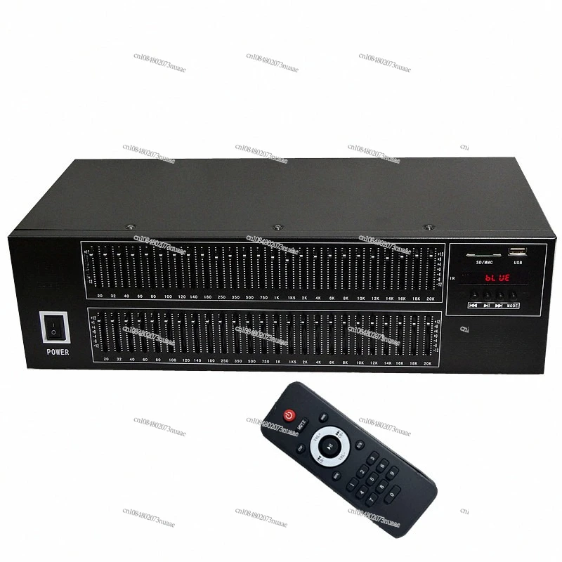 EQ-995BT Hifi Home KTV 50 BAND Graphic Stereo EQ Equalizer with Bluetooth USB AUX FM Radio Remote Control