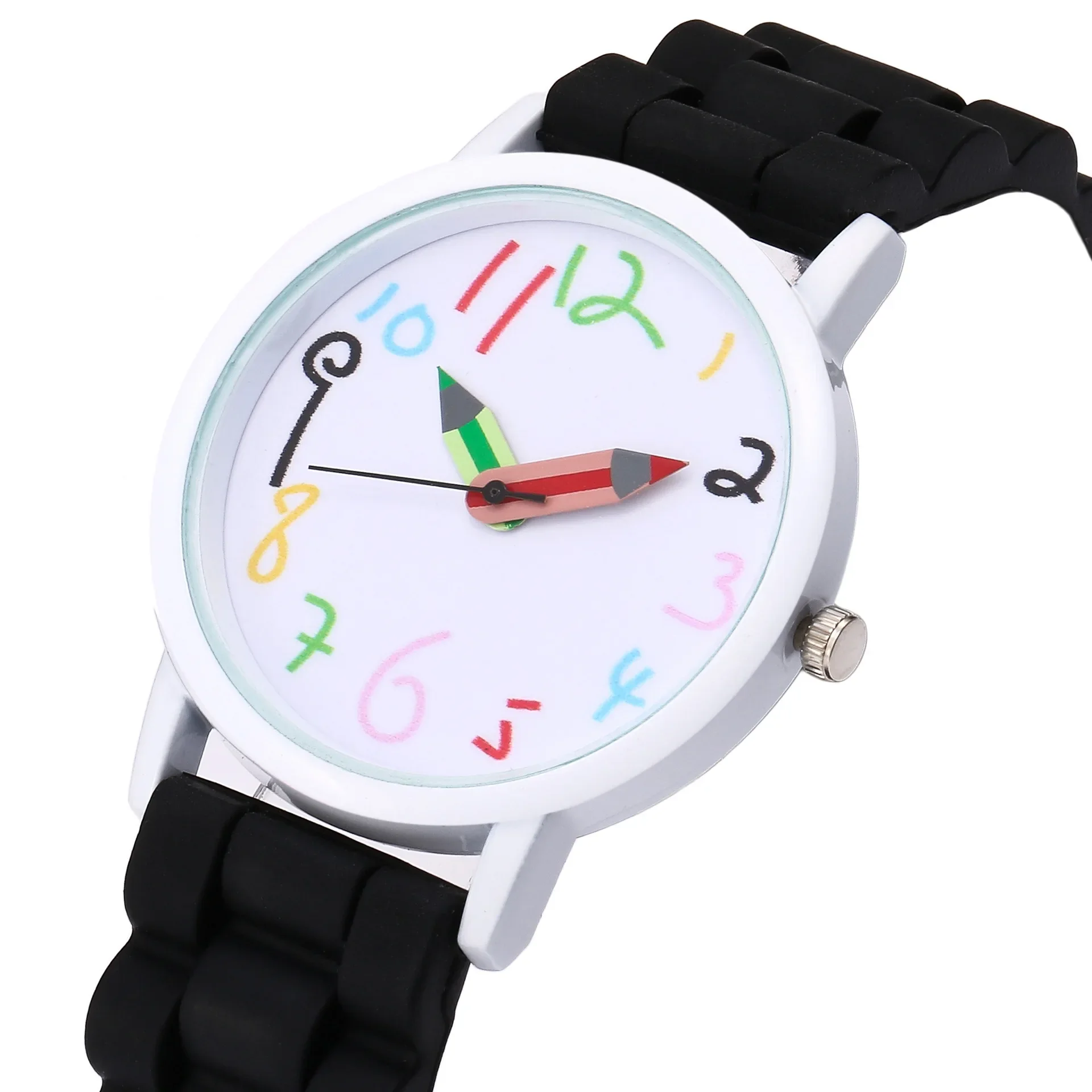 Children Watches Fashion Unisex Student Wristwatch for Kids Silicone Strap Analog Quartz Wrist Watch Child Birthday Gift