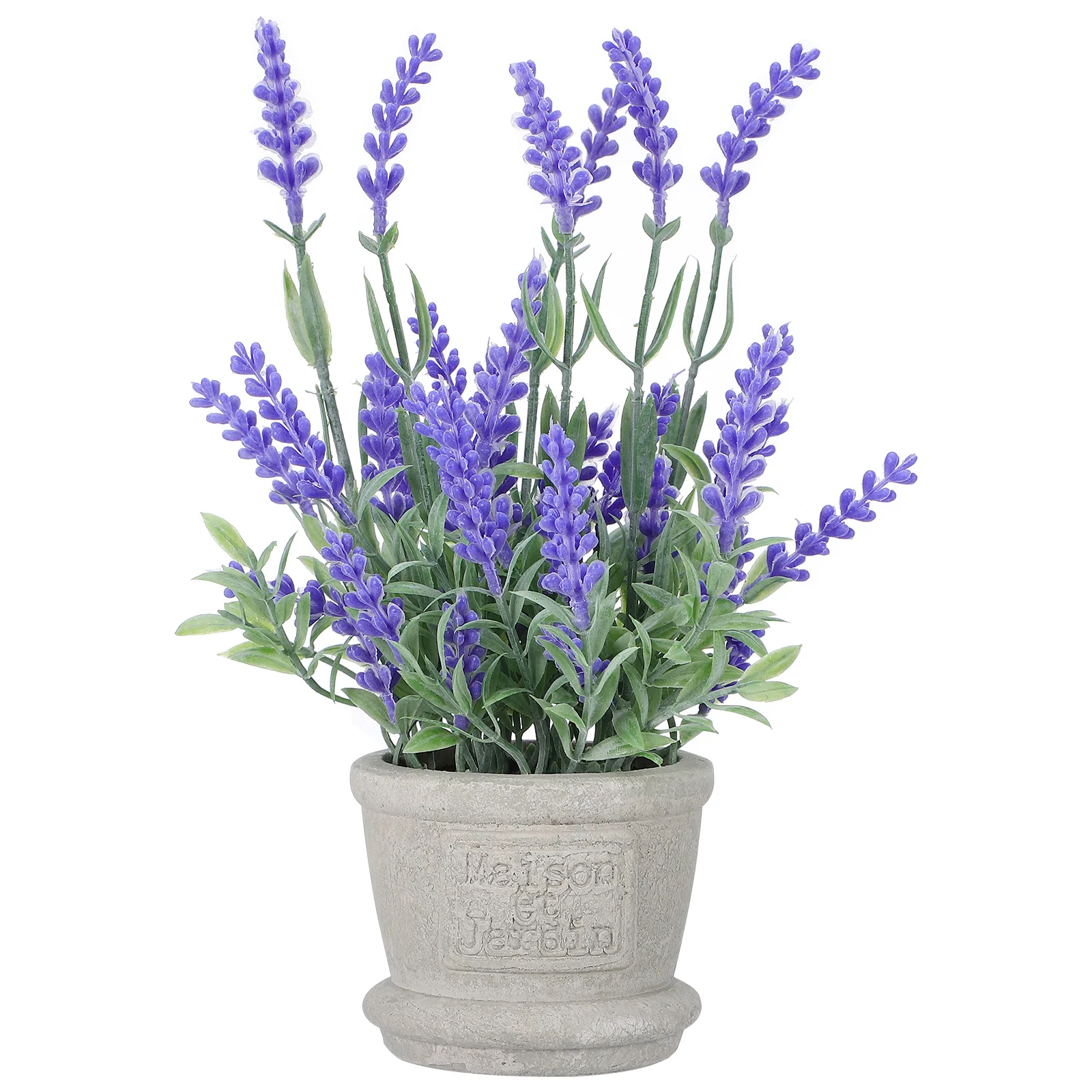

Artificial Lavender Plants High Simulation Decor Fake Flowers Potted Plant Eye Relief Office Coffee