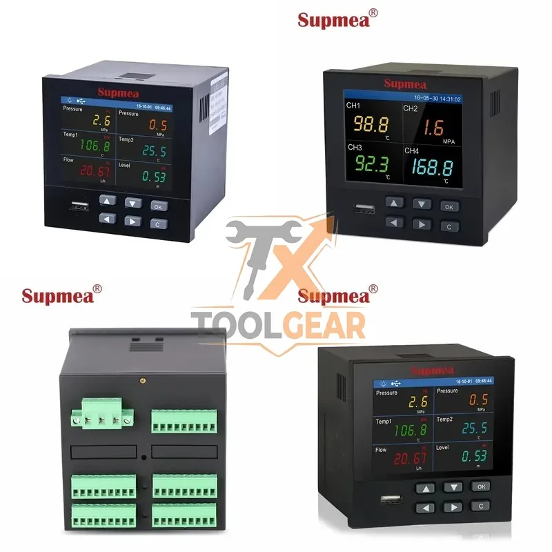 2026hotsale* Multi Channel Pressure Data Paperless Recorder Paperless Pressure Recorder