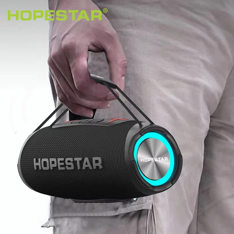 HOPESTAR H53 Outdoor Waterproof Wireless Bluetooth Speakers Portable Column High Power 35W Subwoofer TWS 5200mAh Battery Radios