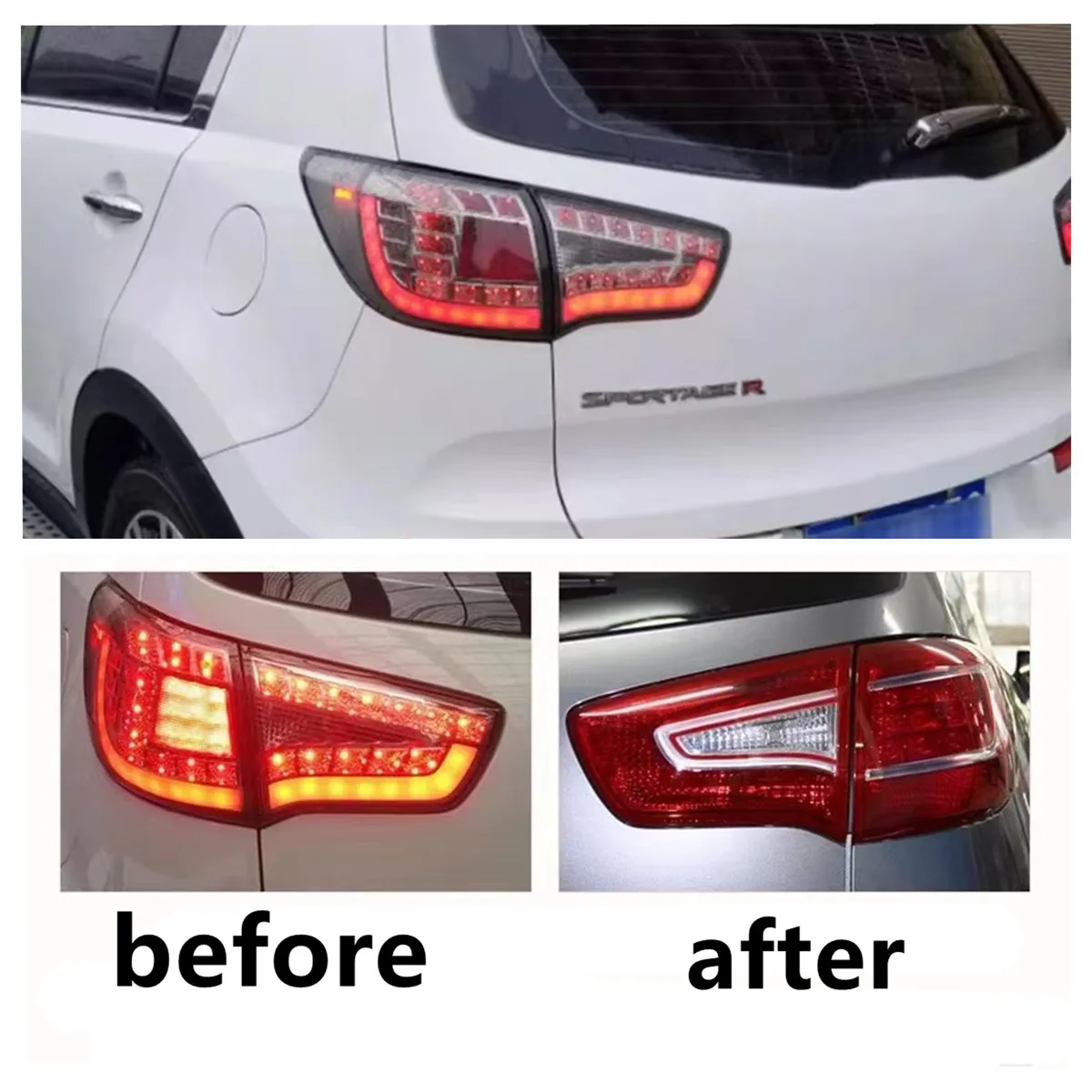 

Pop Taillight For KIA Sportage 2010-2016 Upgrade LED Rear Brake Lamp Tail Light Plug And Play