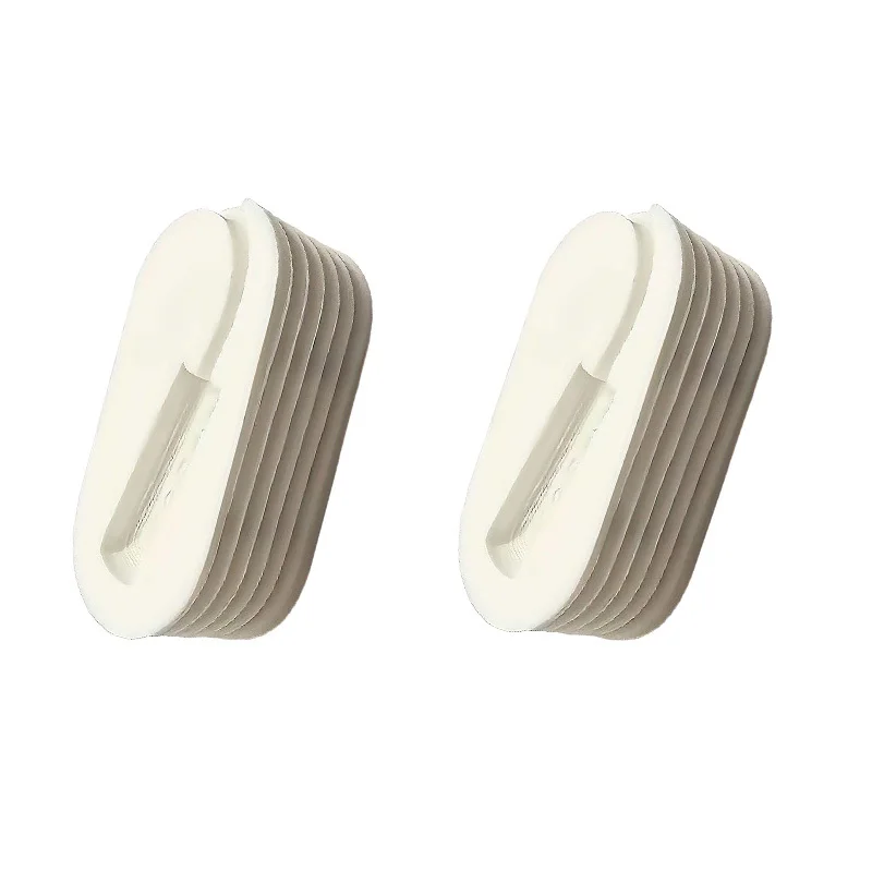 2Pcs Portable Cable Organizer Anti-Tangle C Type Cord Winder 39.37 Inch Universal Desktop Travel Cable Manager For iPhone