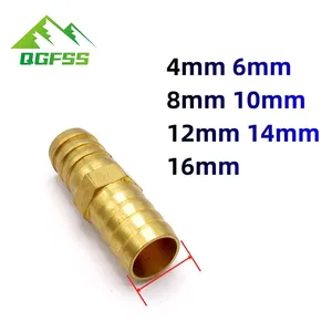 Vòi đường ống đồng thẳng, khớp nối bằng đồng, đầu nối bộ chuyển đổi, Barb bằng 10 pataugas bán hàng chính - №4