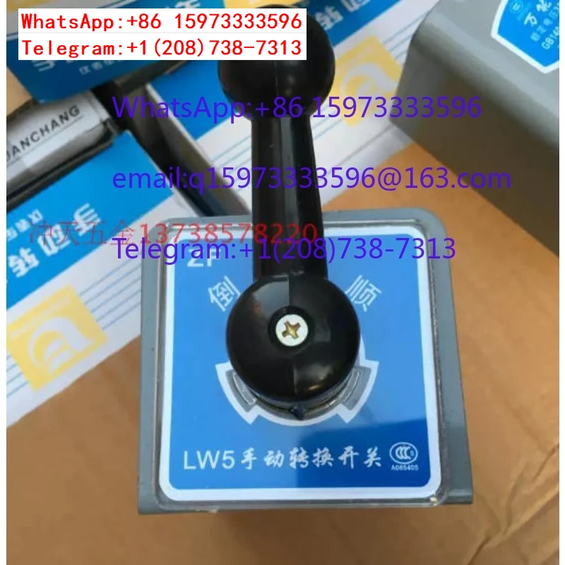 Yuhuan Zhengfeng Electric LW5-16 Universal Conversion Switch Instrument Lathe Dedicated Reversing Switch 30A Silver Dot