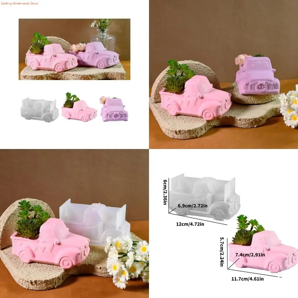 

F92D Высококачественная силиконовая форма для горшков с сочными растениями для DIY Art и садовых проектов