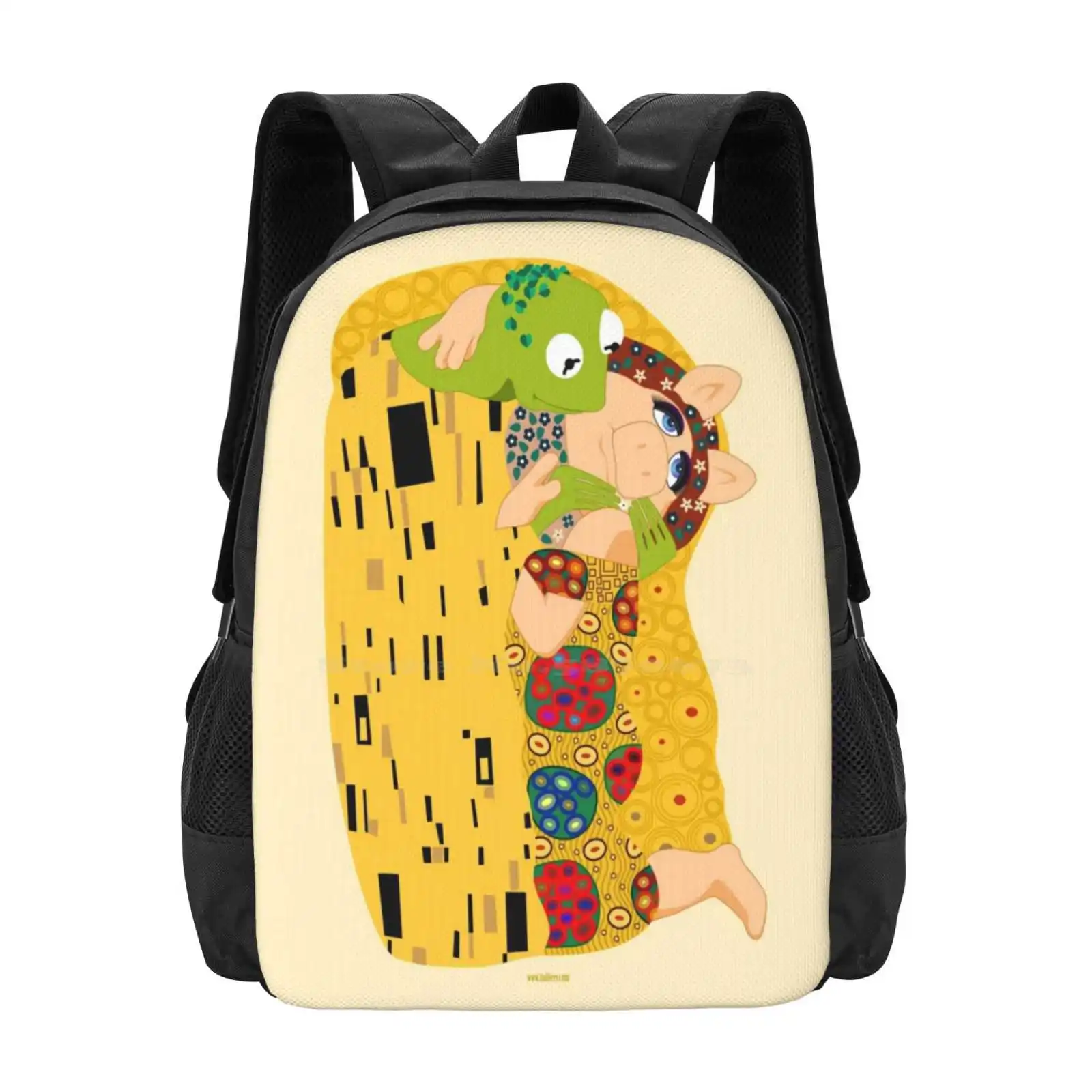 Klimt School Bags For Teenage Girls Laptop Travel Bags Klimt Kiss