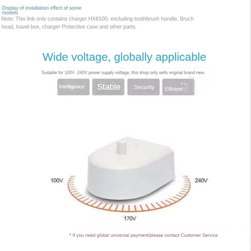 HX6100 pengisi daya untuk Sonicare sikat gigi Air Floss Oral irigator/pegangan HX8140 HX8111 8141 HX8211 steker EU