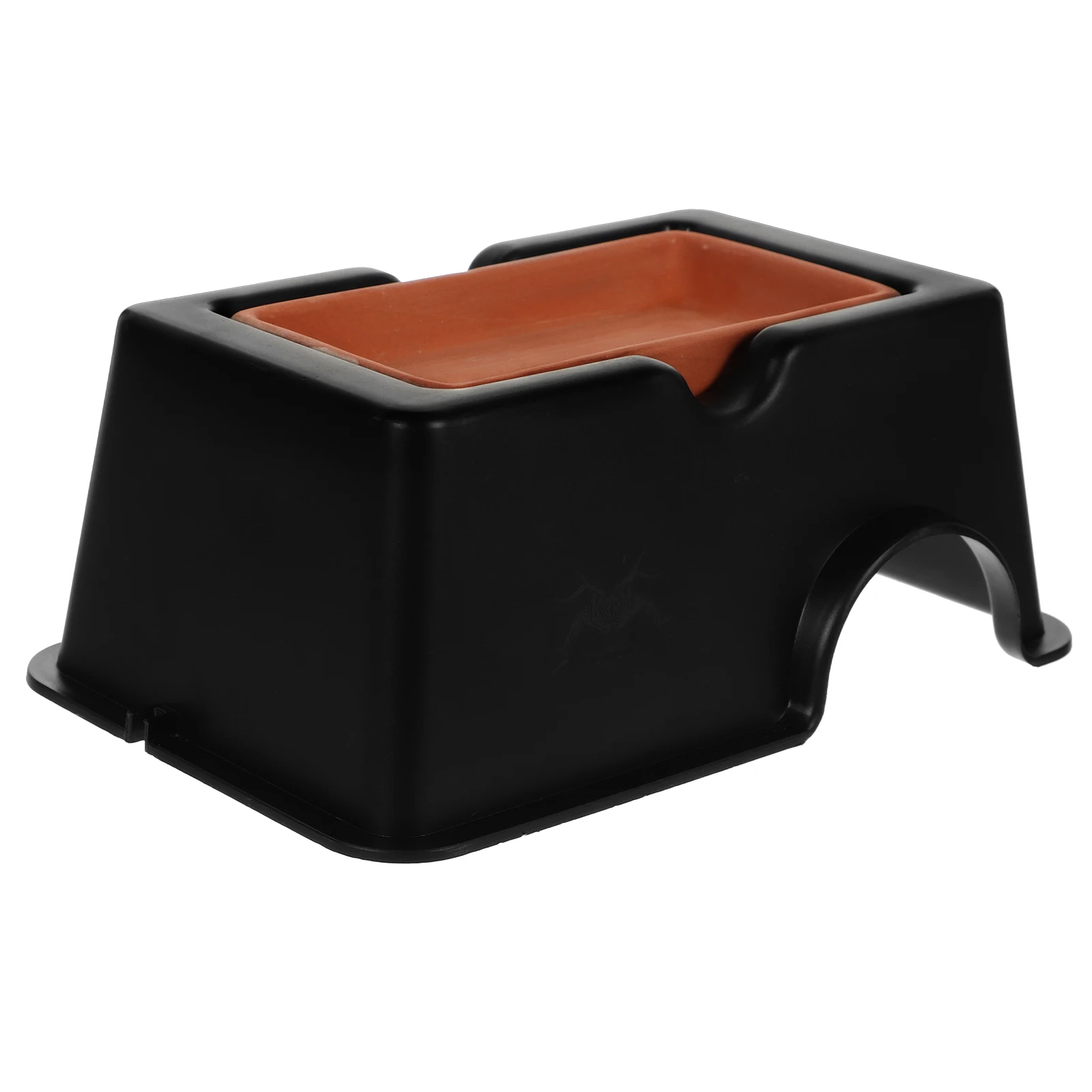 مخبأ الزواحف كبير آمن يستريح السلحفاة الاصطناعية حوض السمك إخفاء كهف الزواحف ملحق السلاحف إخفاء الكهف #2