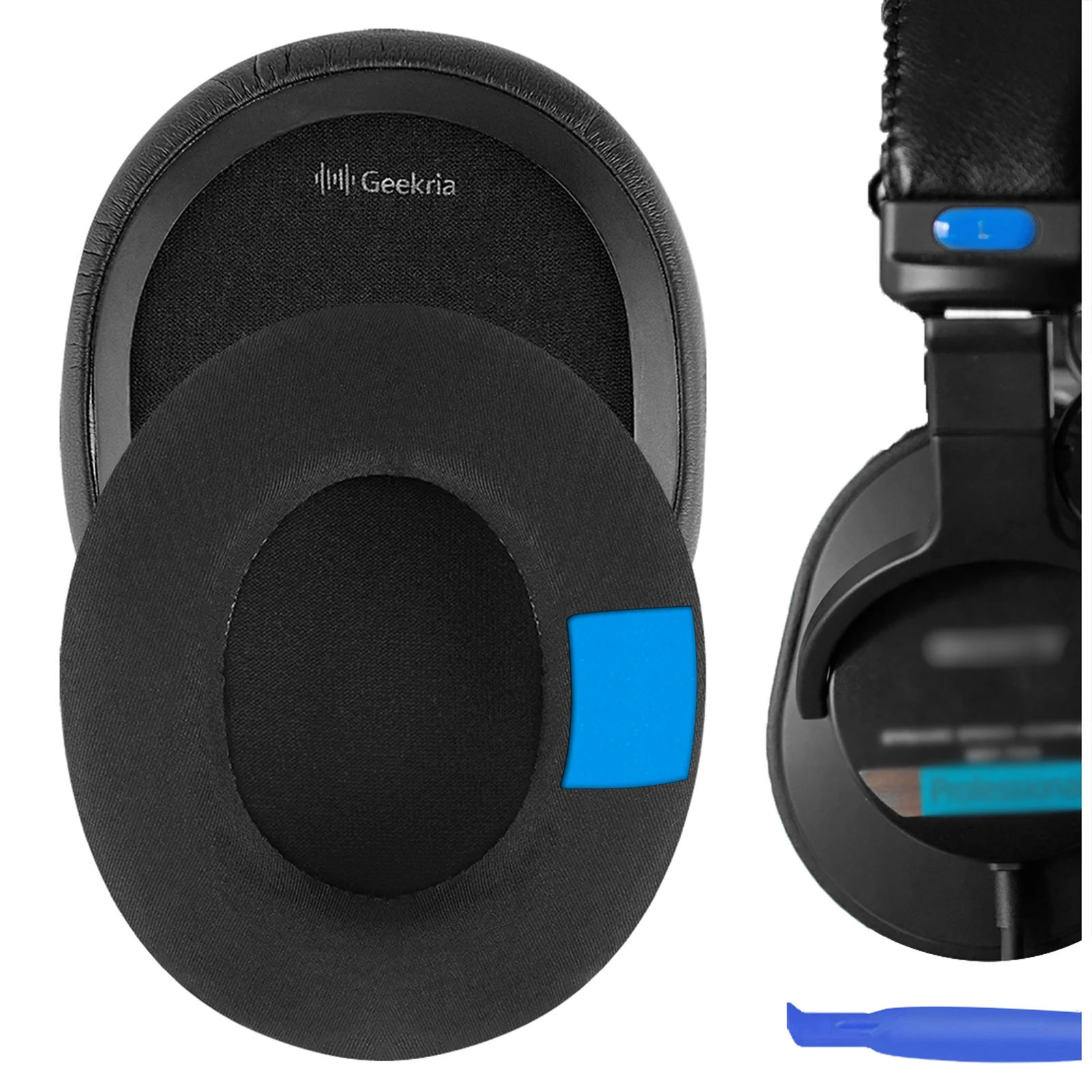 

Geekria Earpads for SONY MDR-7506 MDR-V6 MDR-V7 Headset Replacement Headphones Cooling Gel Ear Pads Cover Cushions Foam Earmuff