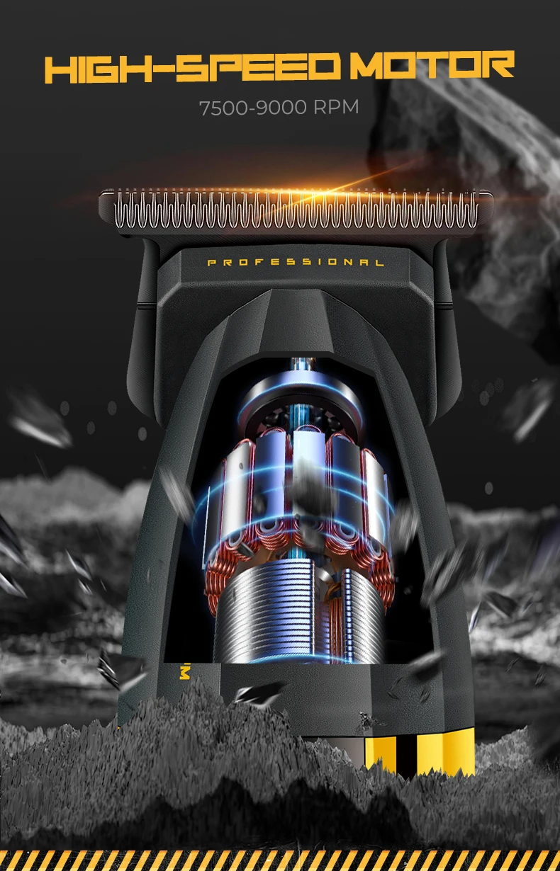 VGR Haarschneider Professionell Haarschneidemaschine Elektrisch Haarschneidemaschinen Kabellos Friseur Haarschnitt Wiederaufladbar Trimmer für Männer V-285 – Detail 12