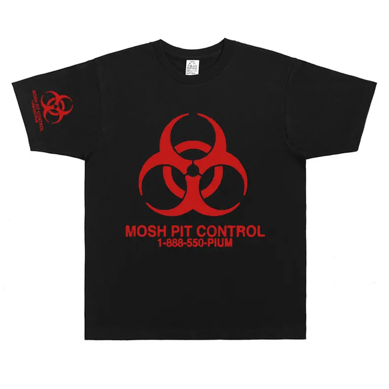 Homixide Gang Mosh Pit Control T-shirt Playboi Carti Opium Merch T Shirt HXG T-shirts Men Women Hip Hop Fashion Trend T Shirts