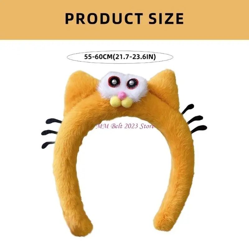 49ME การ์ตูนน่ารัก Animal Hairhoop Plush Hairband ชุดรูปแบบเหตุการณ์อุปกรณ์เสริมวันหยุด