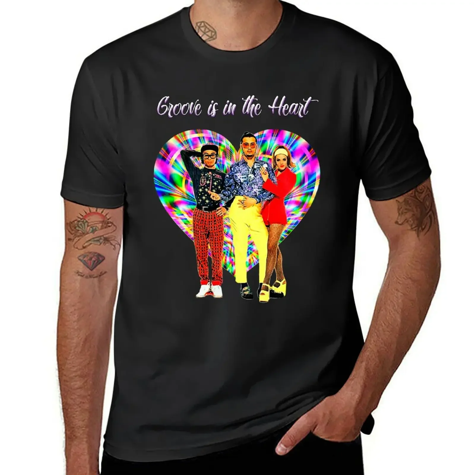 Groove is in the Heart - T-Shirt customizeds quick drying customs shirts men