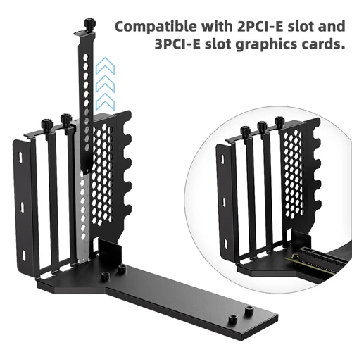 PCIE 3,0 4,0x16 Kit de soporte Vertical Universal para GPU Riser ATX Matx funda VGA tarjeta gráfica soporte de dirección