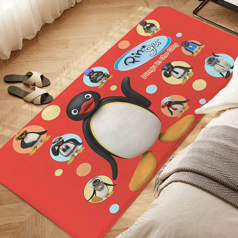 

Bedroom Rug Slip-resistant D-Pingu Custom Doormat Entrance Door Balcony Bath Mat Kitchen Floor Carpet Interior Home Decor Items