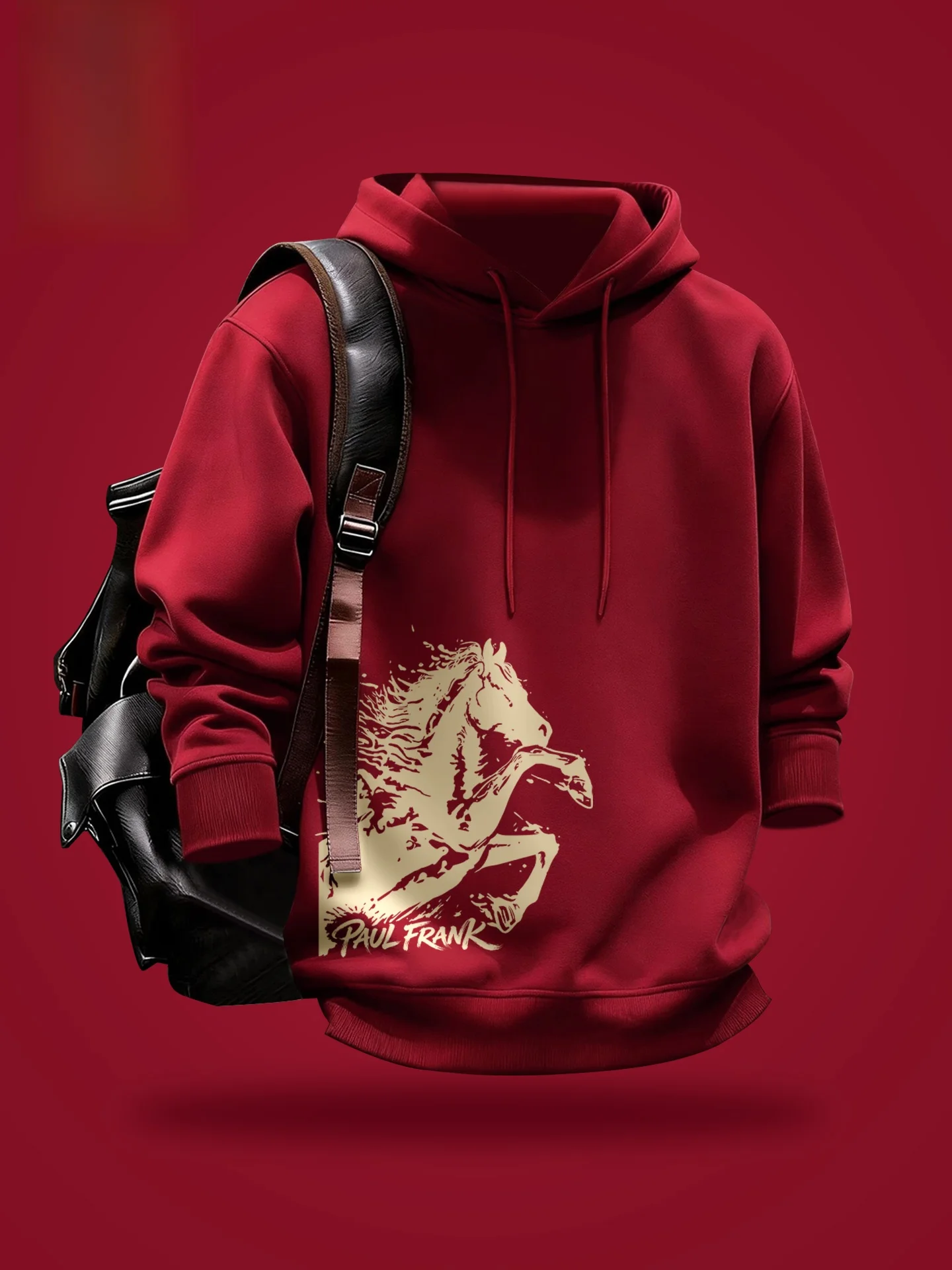 

Толстовка унисекс с длинным рукавом на флисе, утепленная, для Нового года 2026, повседневная, теплая и комфортная