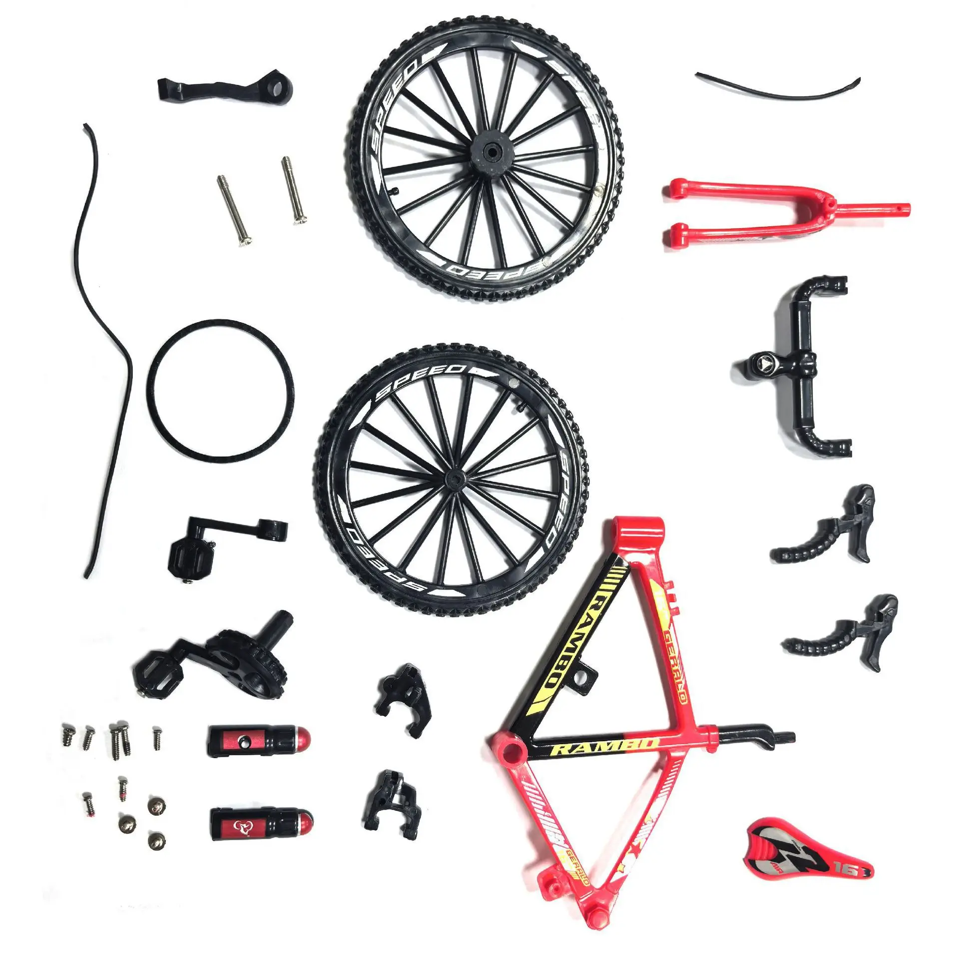 DIY Fingertip Toys Finger Bike 1:8 Mini BMX Classical Toys Finger Bike Kits High Quality Plastic BMX Mini Bike Toys BICYCLE view 5
