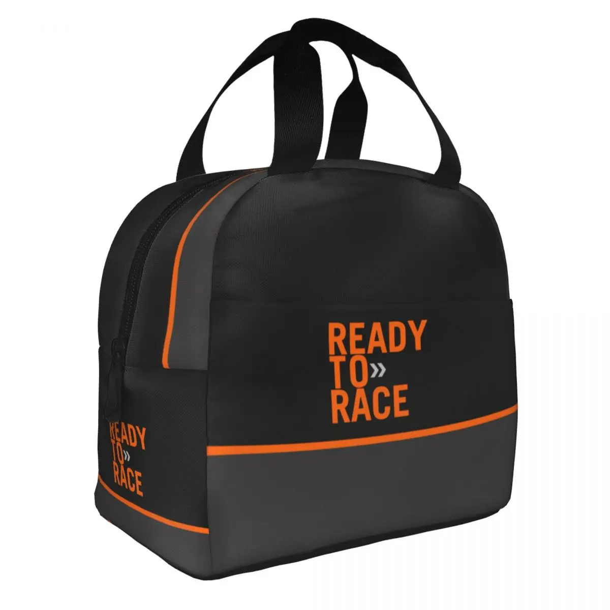 Motor Ready To Race Enduro Cross Insulated Lunch Bag Thermal Bag Lunch Container High Capacity Tote Lunch Box Men Work Travel